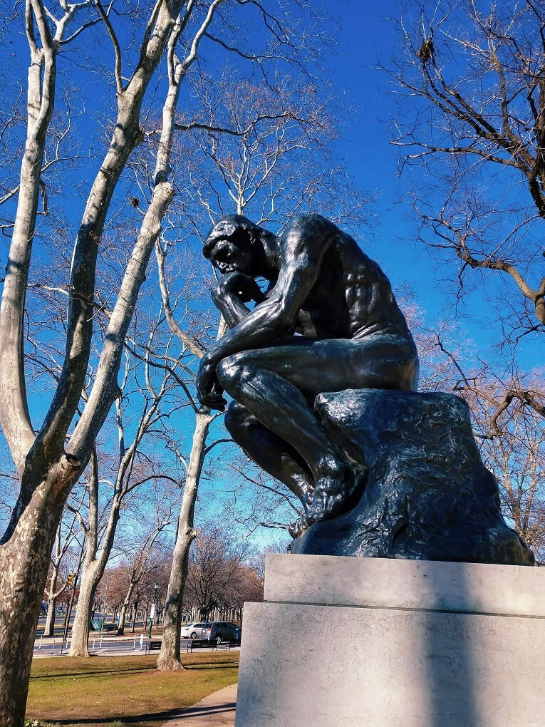 pa philadelphia 027 rodin museum thinker