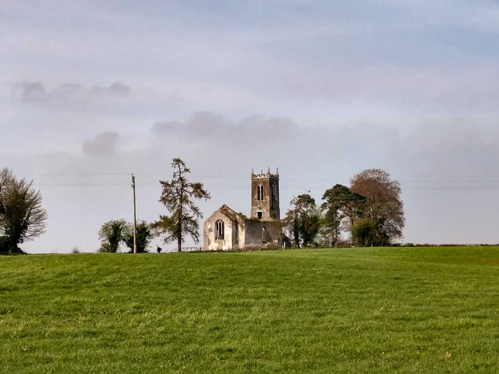 Church Between Rock of Dunamase and Kilkenny